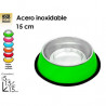 COMEDERO ACERO INOXIDABLE COLOR 15cm