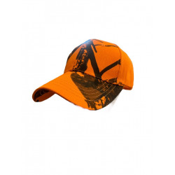 GORRA VISERA CAMUFLAJE NARANJA