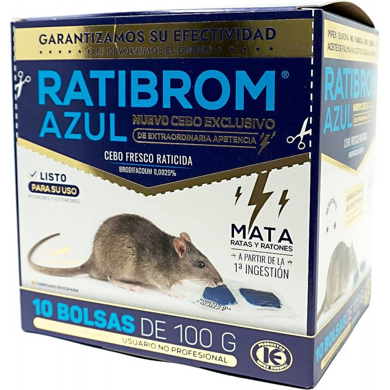 RATICIDA RATIBROM  AZUL 1 KG