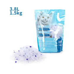 Arena de gel de sílice para gatos(D1-8mm)