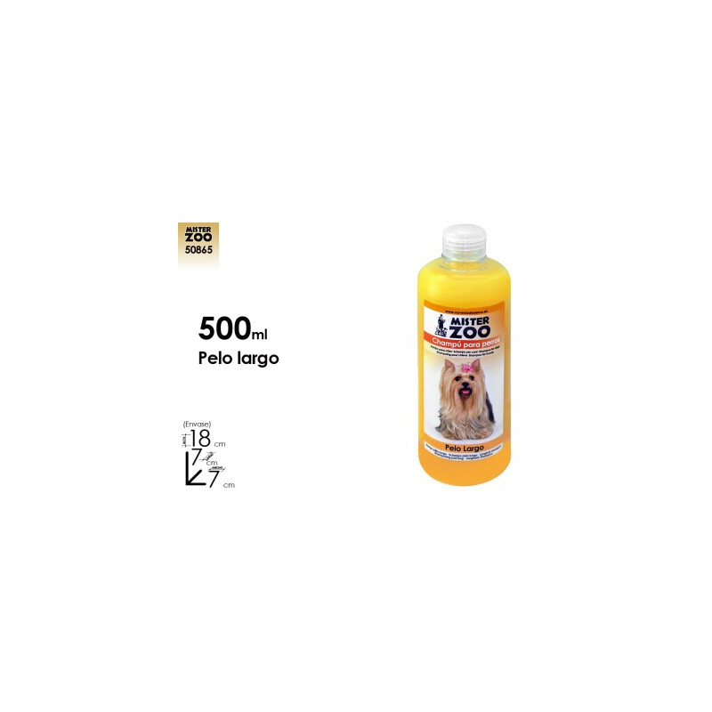 CHAMPU PELO LARGO MISTER ZOO 500ml