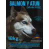 GRAIN FREE SALMON Y ATUN 18KG