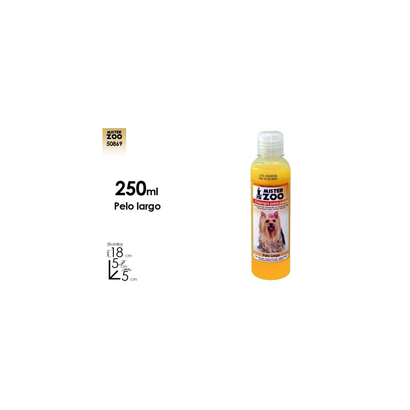 CHAMPU PELO LARGO MISTER ZOO 250ml