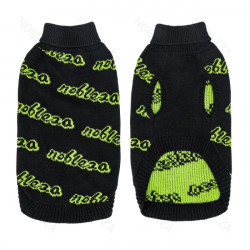 Suéter de cuello alto con bordado Nobleza para mascotas negro/verde/azul L/XL/XXL