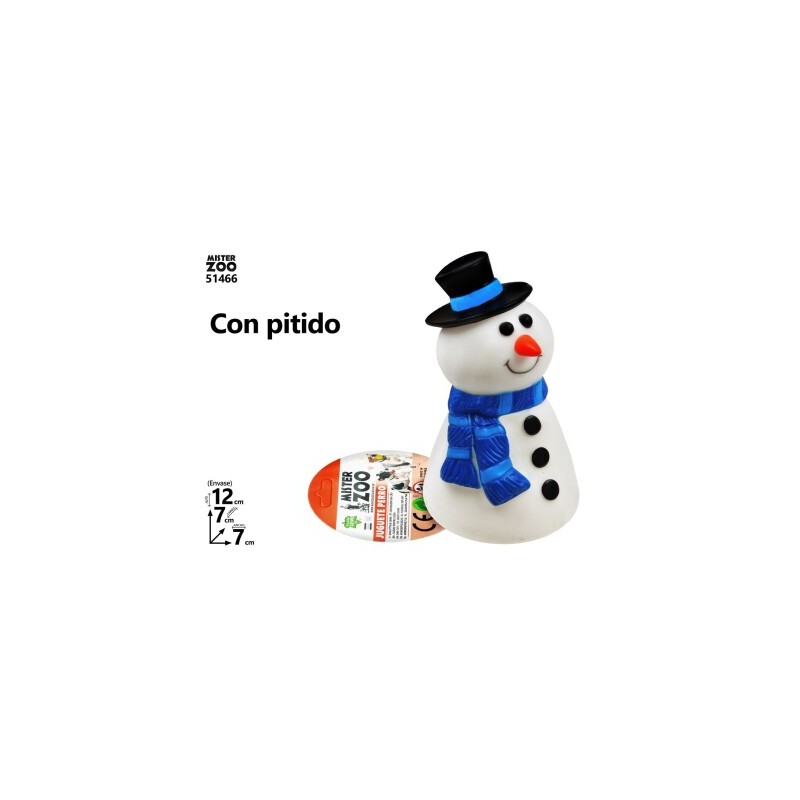 JUGUETE NAVIDAD MUÑECO DE NIEVE