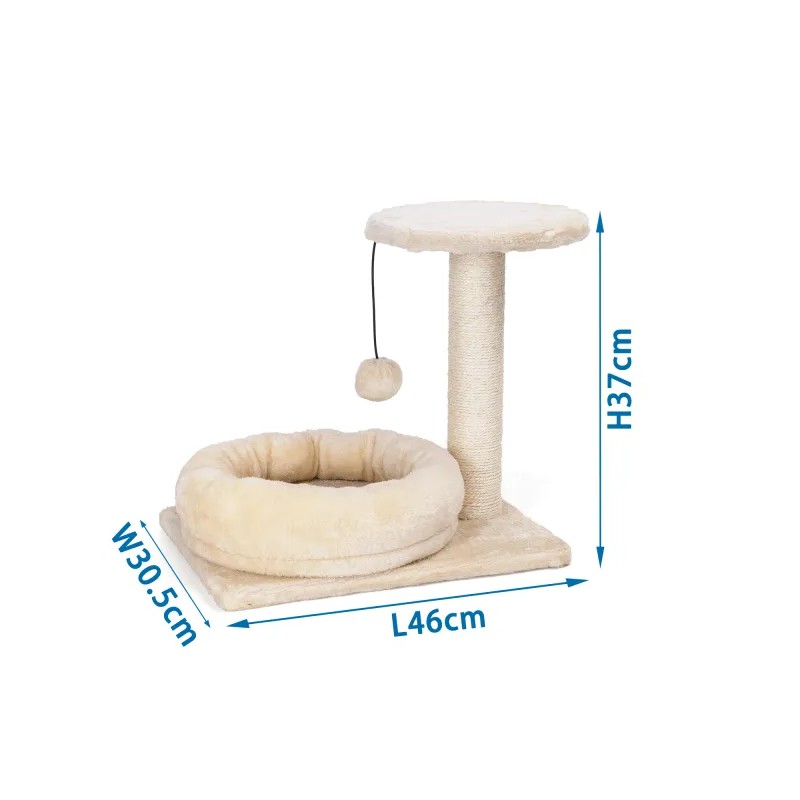 Mini árbol para gatos con cama para gatos