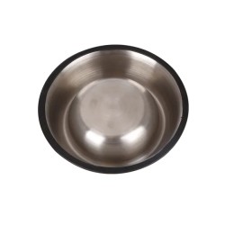 Bol de acero inoxidable antideslizante para mascotas