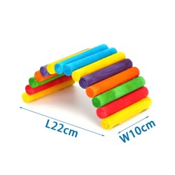 Puente arco iris para hámsters